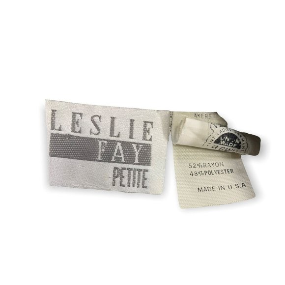 Vintage 90's Leslie Fay Micro Houndstooth Blazer Dress Medium - Picture 4 of 7